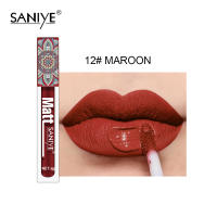 【SANIYE】Multicolour Matte Liquid Lip Quick Dry Waterproof Long Lasting Matte Lipstick Makeup