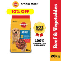 PEDIGREE Adult Dog Food in Beef & Vegetable Flavor 20kg