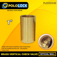 POLOLOCK Brass Vertical Check Valve ½ ¾ 1