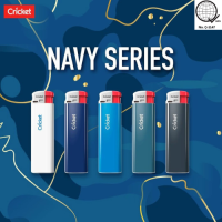 Cricket Electronic Original NAVY Series Lighter (5-Pack)