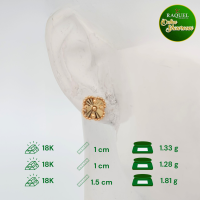 18k Pawnable  Gold Earrings