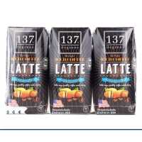 137 Degrees Iced Coffee Latte w/ Almond Milk Drink 3 x 180 mL
