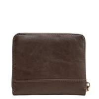 The Tannery Manila Leather Card Wallet Cleo Brown