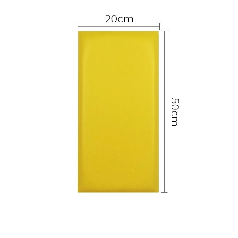 【20*50cm】3D Kids Room Tatami Bed Baby Anti-collision Pad High Quality Wall Stickers Wallpaper Waterproof Headboard Self-Adhesive Wall Stickers Thickened soft bag DIY Home Decor