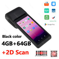 Soonpos 4GB+64GB 3GB+32GB Android 14 Handheld POS Terminal 58mm Thermal Receipt Bill Printer Mobile POS PDA 4G Bluetooth WiFi GPS 2D NFC Compatible with Loyverse Kyte Food panda UTAK POS