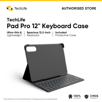 TechLife Pad Pro 12″ Keyboard Case l Bluetooth 3.0 Technology l Auto Wake/Sleep