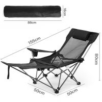 Moon Chair High Back Round Camping Outdoor Folding Chair Portable With Pockets folding bed 160KG