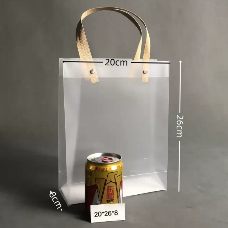 PVC Loot bag Small gift bagBbags for gifts Clear paper bag PVC hand bag Transparent bag women❤️