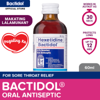 Bactidol Oral Antiseptic Gargle 60ml : for sore throat relief makating lalamunan