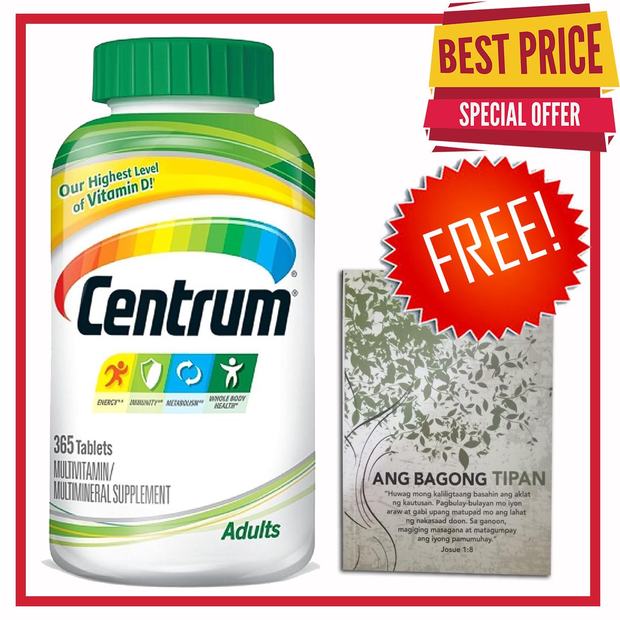 Centrum Adults Multivitamin 365 Tablets ( Expiry 32022 )