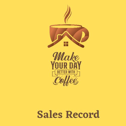 Sales Monitoring Tracker Log Record Notebook A4 & A5 size size 60sheets (120pages total)