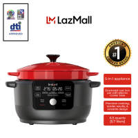 Instant Precision Dutch Oven Red 6 QT