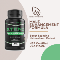 XTEND - Maca Root Tonkat Ali L-Arginine Tribulus Terrestris Panax Ginseng Root Sarsaparilla Muira Puama Stinging Nettle Cayenne Pumpkin Seed Boost Stamina - All Natural and Potent - ZERO Side Effects from Herbs of the Earth 60 Tablets Made in the USA