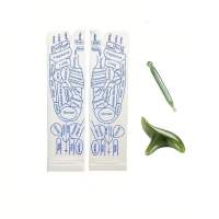 AMBOAE Relieve Tired Feet Reflexology Socks Massage Stick Foot Pain Relief Feet Massage Socks Foot Point Reusable Foot Pressure Point Socks Women Men
