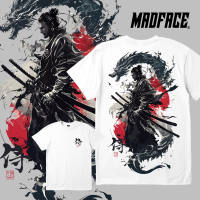 MADFACE Clothing - Japan Dragon Samurai  - Dominate Tattoos Series Shirt - Mens And Womens T shirt