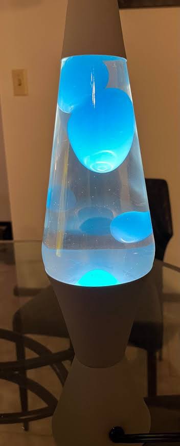 Glob World Lava Lamp Night Light Wax Desk Lamp..