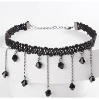 EMS fashion Gothic Velvet Tattoo Choker Necklaces Pendant Necklaces good quality