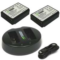 Wasabi Power Battery LP E10 (2-Pack) and Dual Charger for Canon LP-E10 and Canon EOS 1100D 1200D 1300D LPE10  | JG Superstore