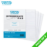 Veco Intermediate Pad 5pads/set (Available size:One whole1/2 crosswise1/2 lengthwise & 1/4)