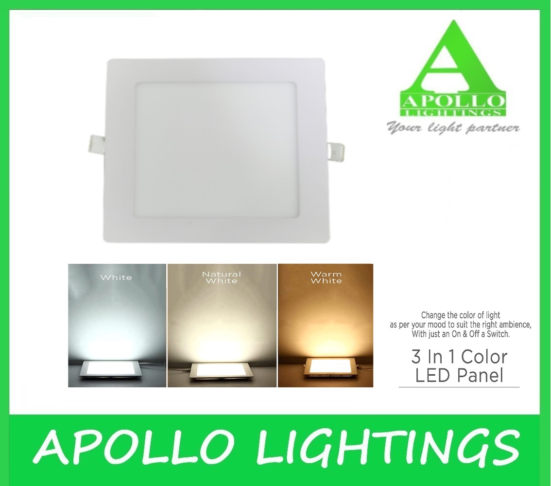 APOLLO PIN LIGHT RECESS TYPE LED SQUARE 03WATT - 12WATTS