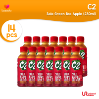 [BUNDLE OF 14] C2 Solo Green Tea Apple 230ml