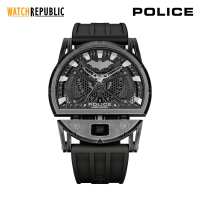 Police Batman Dark Side Limited Edition Black Rubber Analog Quartz Watch For Men PEWGN0075401