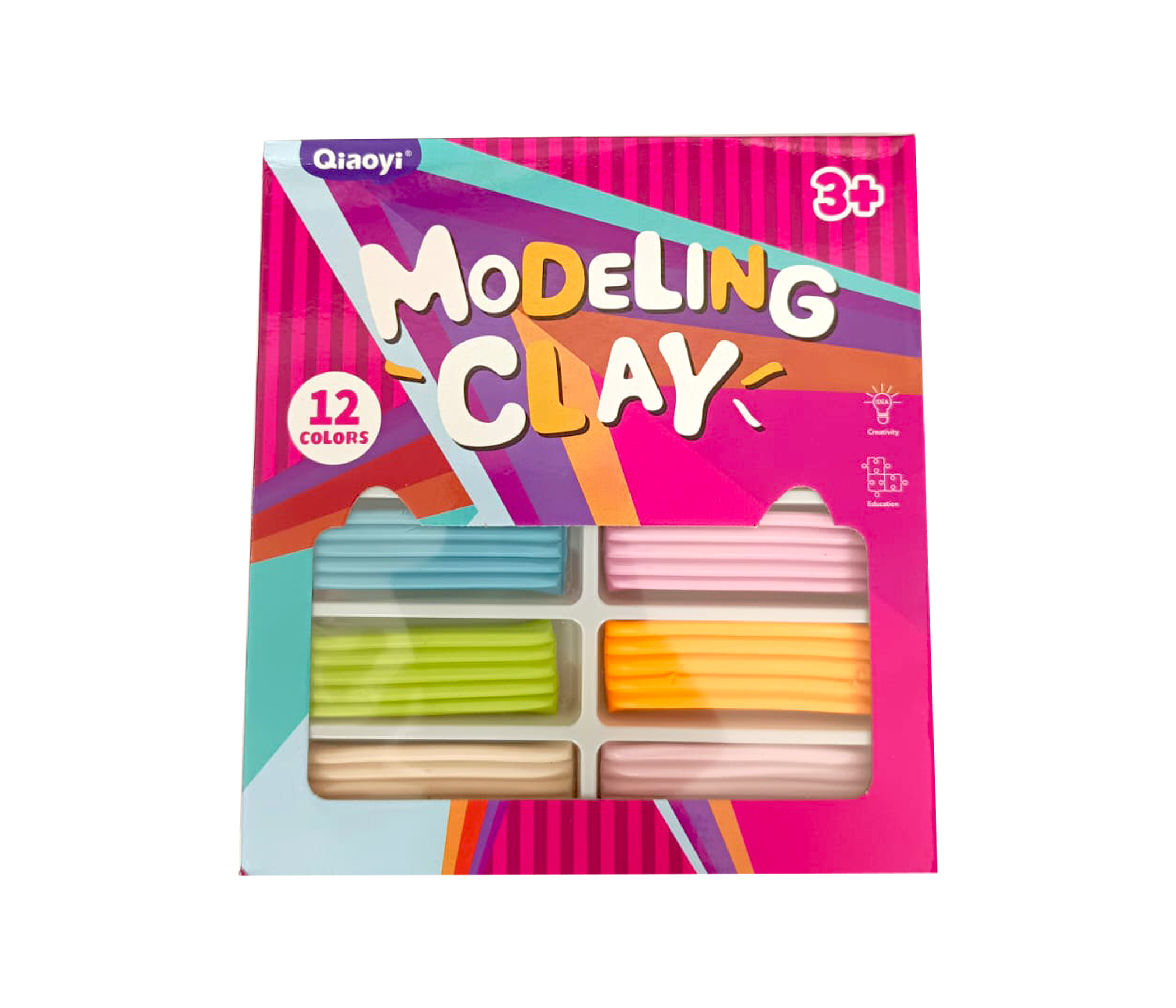 Plasticine Non-Toxic Modeling Clay Set 6/8/10/12 Colors