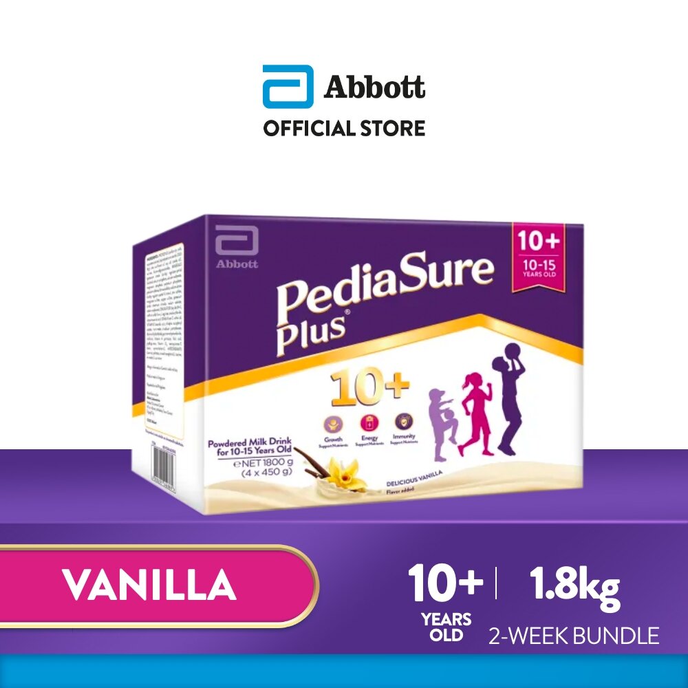 Pediasure Plus 10+ Vanilla 1.8kg for Adolescents 10-15 Years Old Powdered Milk Drink