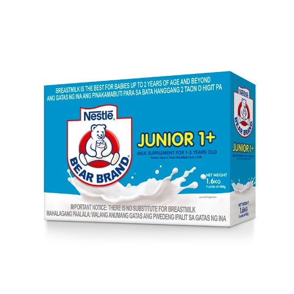 Bear Brand Junior Milk Supplement For Children 1-3 Years Old 1.6kg