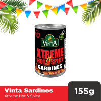 Vinta Xtreme Hot and Spicy Sardines 155g