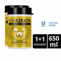 [Bundle of 2] Vitakeratin Treatment Brazilian Straight 650ml