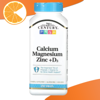 21st Century Calcium Magnesium Zinc + D3 90/250 Tablets