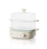 Bear Electric Steamer Food Cooker with 30mins Timer Mini Breakfast Maker Egg Boiler for Siomai Vegetables