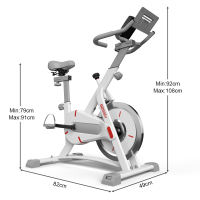OneTwoFit Spinning Bike home Exercise bikes Indoor Exercise Bike with LCD Monitor Adjustable Seat Home Cardio Workout exercise equipment Gym