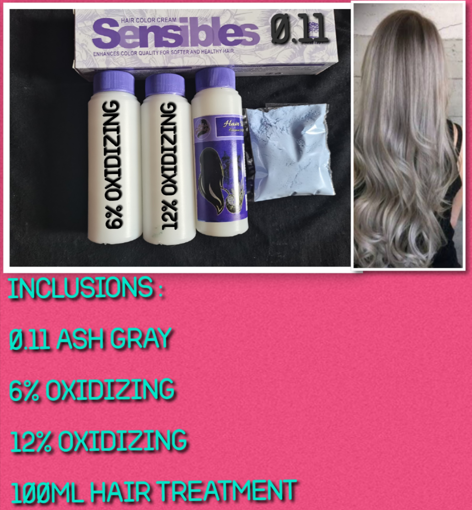 Hair Bleaching Set with 100ml and 250ml Purple Toner Keragloss review