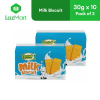 Lemon Square Milk Biscuit 30g x 10 - Pack of 2