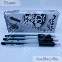 12pcs Original PANDA Newmatic Retractable Ballpen With Rubber Grip Water Gel 0.7mm