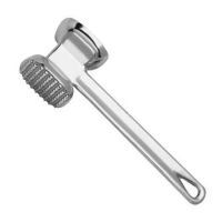 Stainless Steel Meat Tenderizer Steak Mallet Hammer Kitchen Tool For Beef  Veal  Chicken