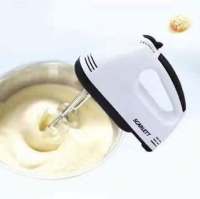 7 Speed Electric High Grade Super Hand Mixer Pancake/Cupcake Batter Dispenser Whisk Chrome Beater Balloon Whisk
