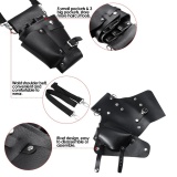 Barber Holster PU Leather Pouch Holder Rivet Hair Scissor Bags Clips Waist Shoulder Belt - Intl August 2018 - 4 Barber Holster PU Leather Pouch Holder Rivet Hair Scissor Bags Clips Waist Shoulder Belt - intl - 4