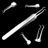 ISM Stainless Steel Curve Blackhead Tweezers Facial Elbow Acne Pimple Extractor Tool - Intl August 2018 - 2 ISM Stainless Steel Curve Blackhead Tweezers Facial Elbow Acne Pimple Extractor Tool - intl - 2