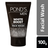 PONDS MEN FACIAL WASH WHITE BOOST 100G  .