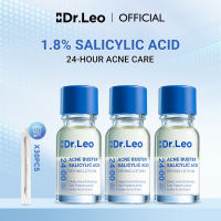 [3PCS SET] Dr.Leo Salicylic Acid Acne Spot Treatment 10ml x3 Acne Serum Pimple Remover Drying Lotion Acne Scar Care All Skin Types