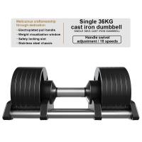 Adjustable Dumbbells 10/12/16 Gear Levels from 2-32KG Twist Handle Design Dedicated trays Durable Sturdy Dedicated trays do not hurt the floor