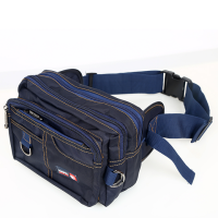 Jolex New Korean Style Unisex Nylon Waterproof Multi-functional 4 zipper Waist bag Side Bag Body Bag CX9118
