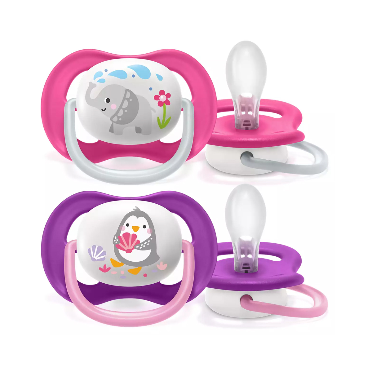 Baby Fourth Couture Avent Ultra Air Pacifier 0-6 & 6-18 months