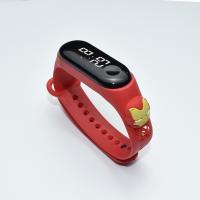 Watch For Kids Kids LED Cartoon Fashion Electronic Watch Waterproof Watch Batman Iron Man Spiderman