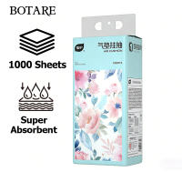 Botare  Hanging Tissue Paper  — 1000 Sheets Pack 4-Ply Large Size Soft & Smooth Natural Wood Kitchen Towel Tissue Paper Toilet Tissue For Deluxe Soft Super Absorbency Household Tissue