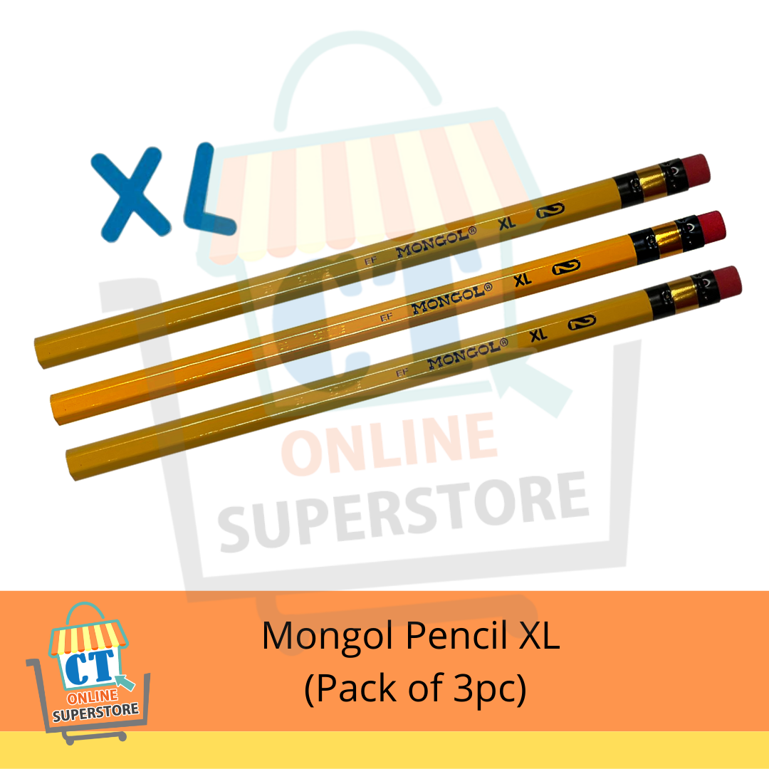 Mongol Pencil XL JUMBO (Pack 0f 3pc)