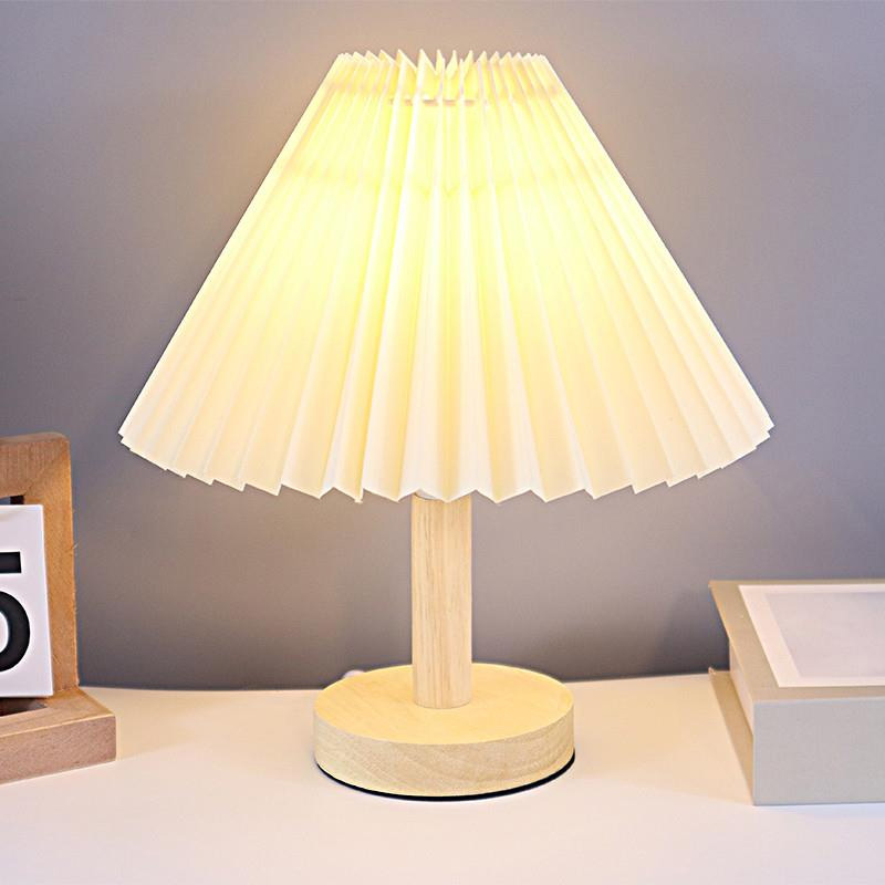 BUY 1 TAKE 1 table lamp study table study light lamp Bedside LED Night Lamp Warm Light Wood Table lamp Decoration Indoor Souvenir Gift